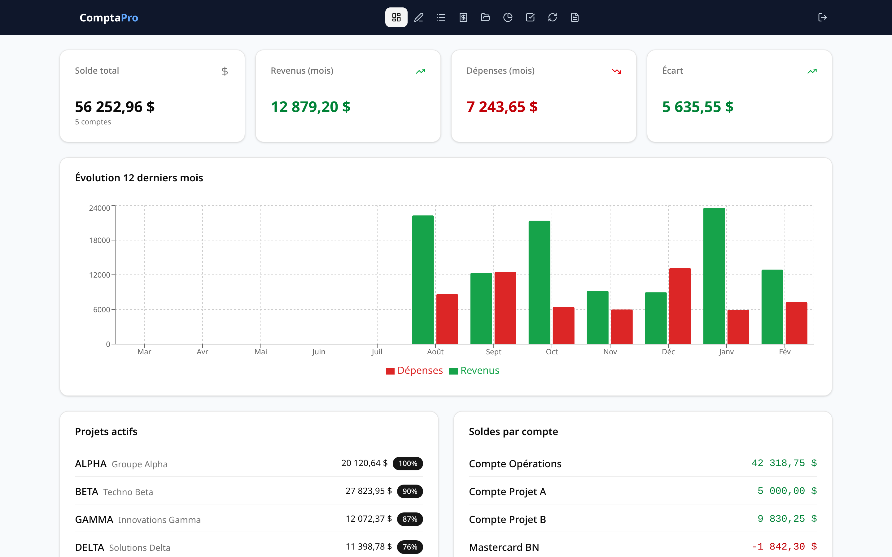 ComptaPro — aperçu